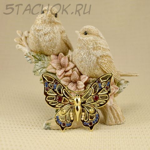 Брошь "Гламурная бабочка" (Danecraft США)