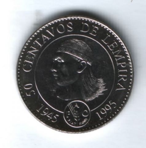 50 сентаво 1994 года Гондурас FAO 1945-1995
