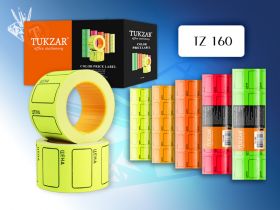 Ценник самоклеящийся цветной, 35х25 мм, 220 шт. в рулоне (арт. TZ 160)