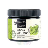 Mi&Ko Маска для лица Лайм и мята тонизирующая, 60 мл