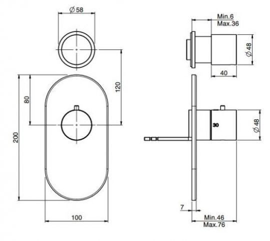 Fima carlo frattini Fimatherm смеситель для ванны/душа F3253X1 ФОТО