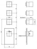 Fima carlo frattini Fimatherm смеситель для ванны/душа F3973X3 схема 1