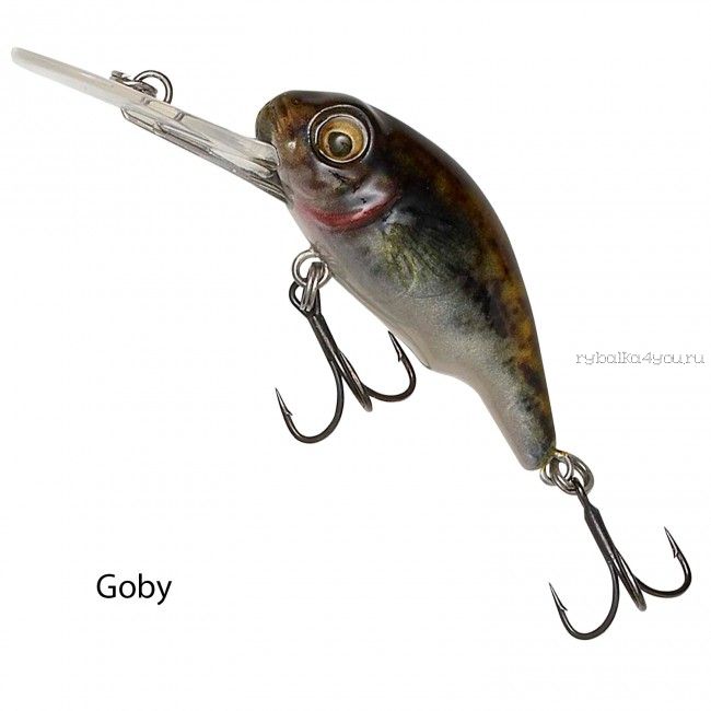 Воблер Savage Gear 3D Goby Crank 40 F 40мм / 3,5 гр / Заглубление: 1 - 1,4 м / цвет:  01 Goby