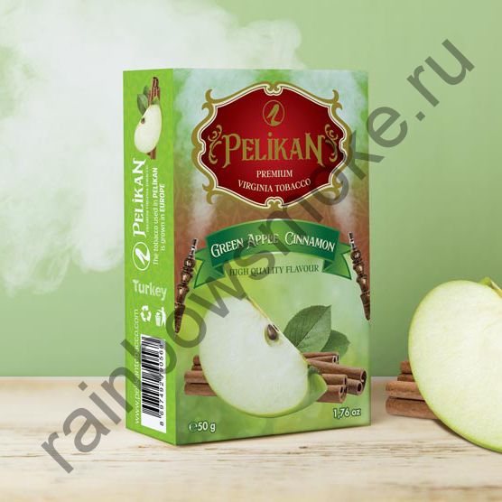 Pelikan 50 гр - Green Apple Cinnamon (Зелёное яблоко с корицей)