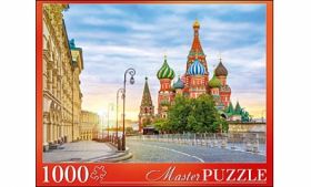 Masterpuzzle. ПАЗЛЫ 1000 элементов. МОСКВА. ХРАМ ВАСИЛИЯ БЛАЖЕННОГО (арт. ГИМП1000-6888)