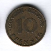 10 пфеннигов 1949 года ФРГ Германия