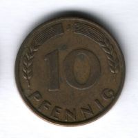 10 пфеннигов 1949 года ФРГ Германия