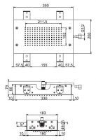 Тропический душ Fima - carlo frattini Wellness F2825 35х20 схема 1