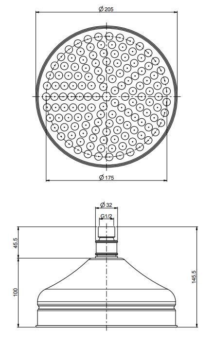 Лейка для верхнего душа Fima - carlo frattini Wellness F2071/2 20х20 ФОТО