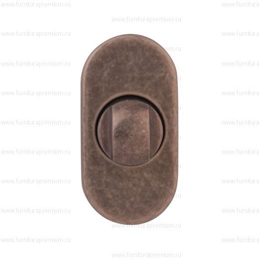 Накладка-фиксатор Melodia OVAL F WC для профильных дверей. Накладка-фиксатор Melodia OVAL F WC для профильных дверей.
