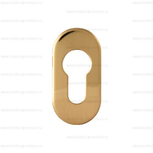 Накладка на замок с цилиндром Melodia CYL OVAL для профильных дверей.