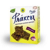 Флаксы с чесноком Компас здоровья - 120 гр