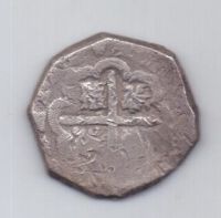 2 реала - макукин 1556 -1598 г Пиратские! Америка Испания