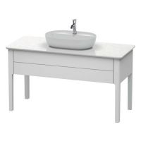 Тумба напольная для накладной раковины Duravit Luv LU 9561 133,8x57 схема 2