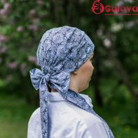 Виктория головной убор с платком и лентами