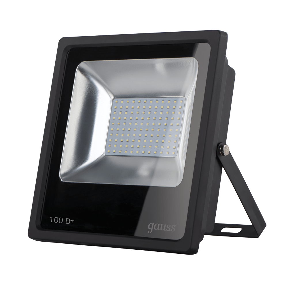 Прожектор светодиодный Gauss LED 100W IP65 6500К черный 1/14