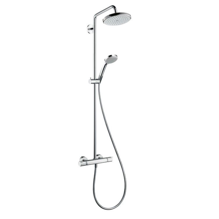 Изображение Душевая система Hansgrohe Croma Showerpipe 220 1jet 27185000