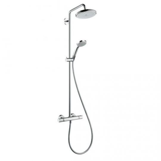 Фото Душевая система Hansgrohe Croma Showerpipe 220 1jet 27185000