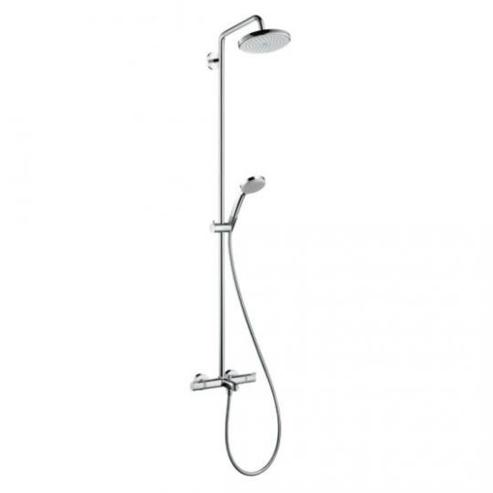 Изображение Душевая стойка с изливом Hansgrohe Croma Showerpipe 220 1jet 27223000