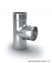 Тройник 90*, ф 115 AISI 439/0.5