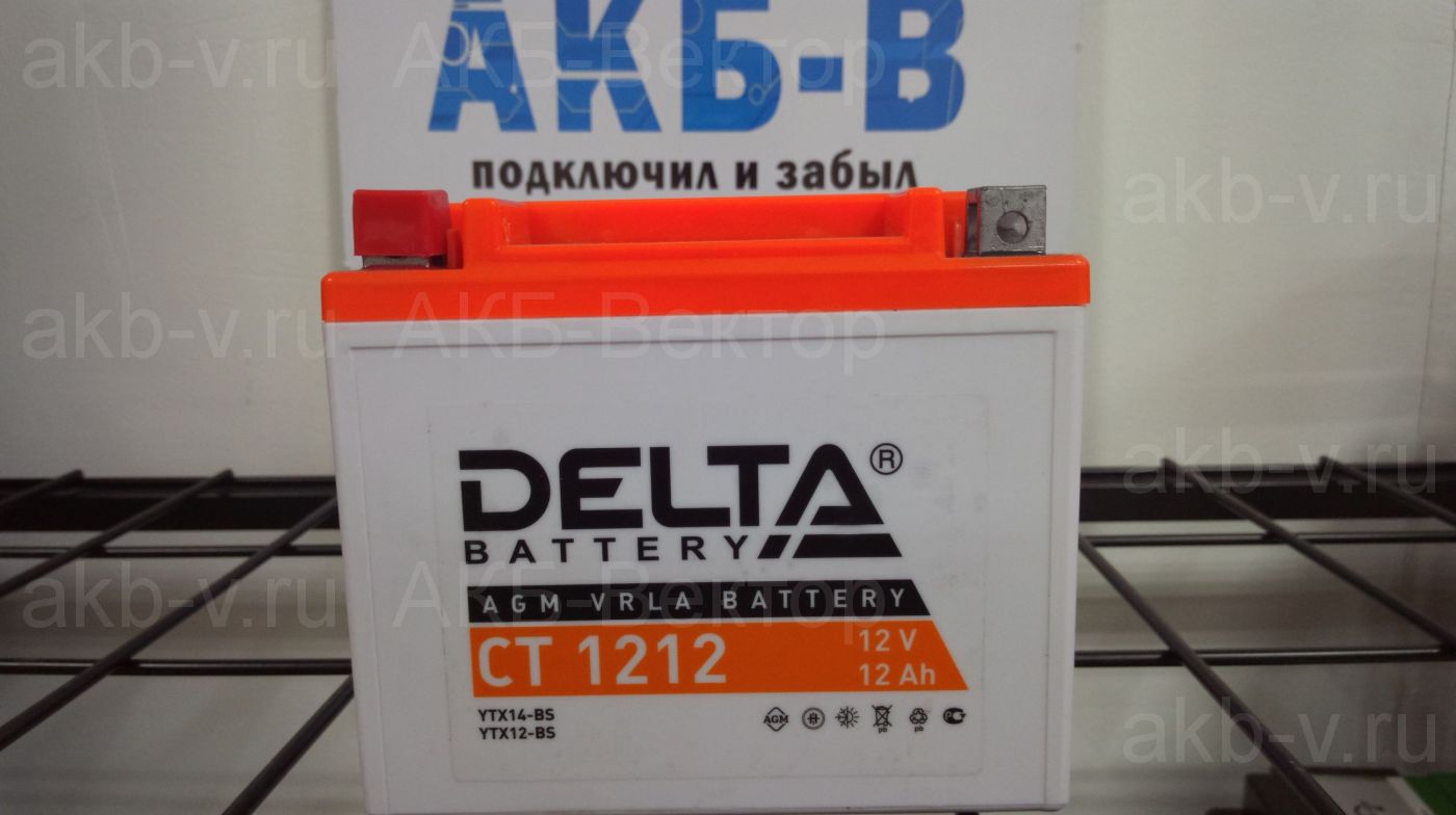 Delta СТ 1212 12Ач 180А(CCA)