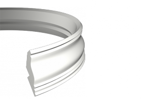 Карниз Гибкий Европласт Лепнина 1.50.273 Д2000хШ130хВ198 мм