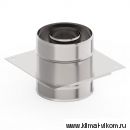 Монтажная площадка ф 120х200, AISI 439/Оц, 1,0мм/0,5мм