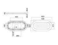 Тропический душ Treemme Light 6552 65x32 схема 1