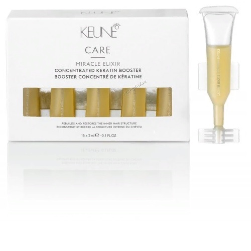 Keune Миракл Эликсир Бустер Конц.кератиновый бустер | MIRACLE ELIXIR KERATIN BOOSTER, 15x2 мл