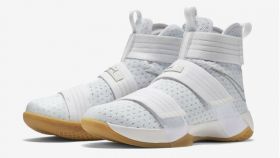 Баскетбольные кроссовки NIKE LEBRON SOLDIER 10 WHITE GUM