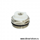 Воздухоотводчик ручной 1/2" под отвертку (КРАН МАЕВСКОГО)