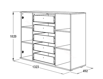 Комод "Ольга 14"