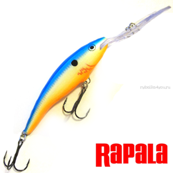 Воблер RapaIa Tail Dancer Deep TDD09 90 мм / 13 гр / Заглубление: 0 - 6 м / цвет: OBFL