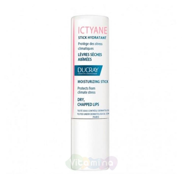 Ducray Ictyane Увлажняющий стик для губ, 3 гр