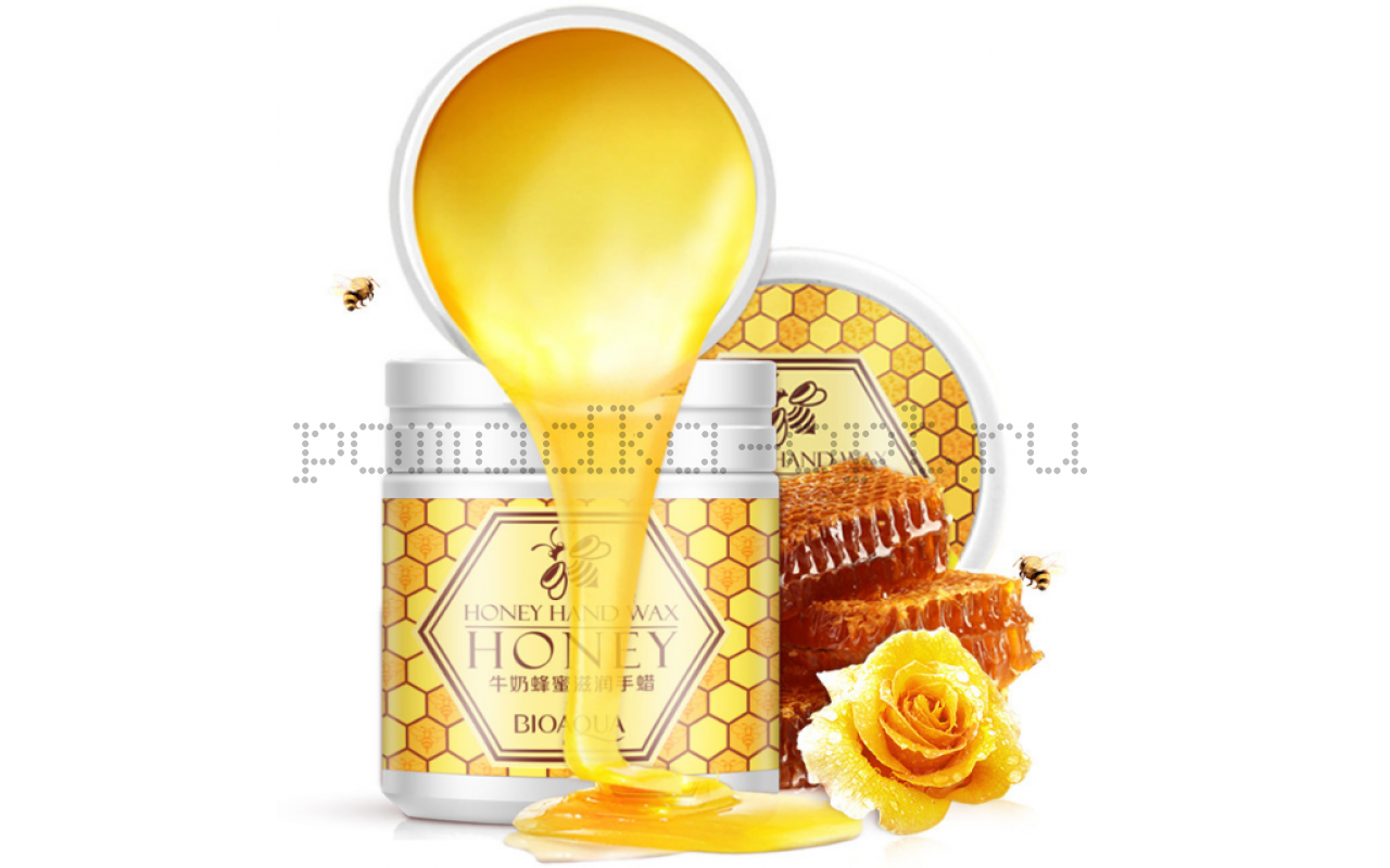 Маска для рук BioAqua Honey Hand Wax парафиновая с экстрактом меда 170 г ОРИГИНАЛ