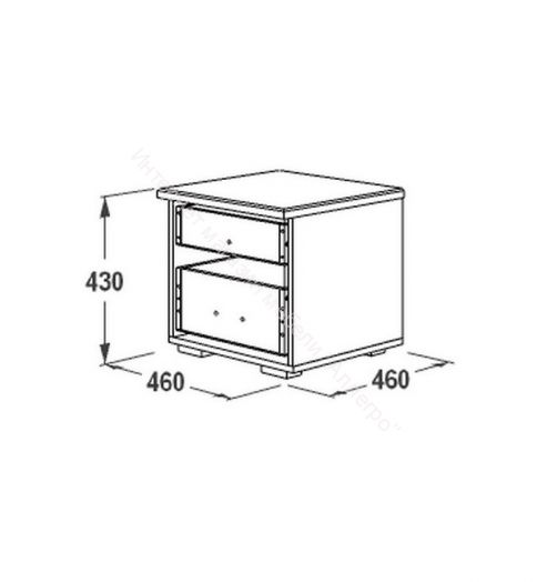 Тумба прикроватная "Ольга 12"