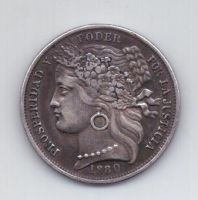 1 песо 1880 года Перу