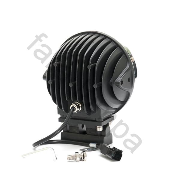 Хромированная светодиодная фара 60 ватт