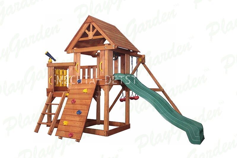 Игровая площадка “Green Hill” с балконом