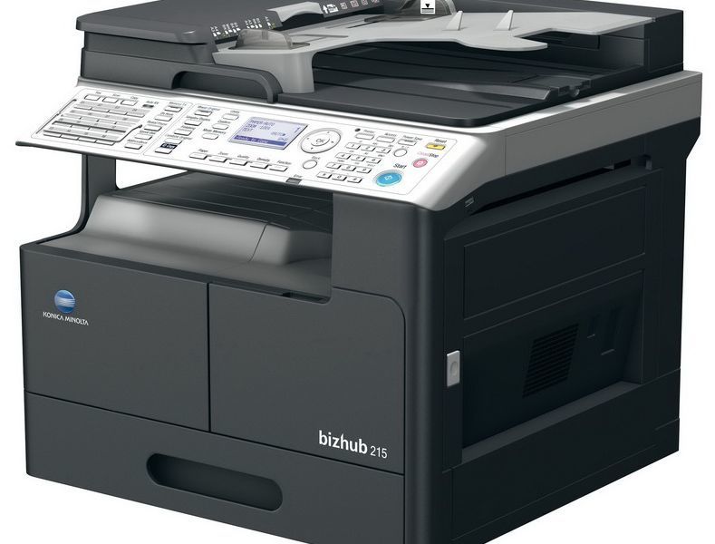 KONICA MINOLTA bizhub 215 с пробегом монохромный мфу konica minolta