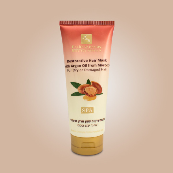 Маска для сухих и поврежденных волос с маслом Марокканской Арганы Health & Beauty (Хелс энд Бьюти) 200 мл
