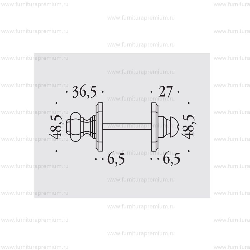 Фиксатор сантехнический Colombo Busiri KBU19 BZG 6B
