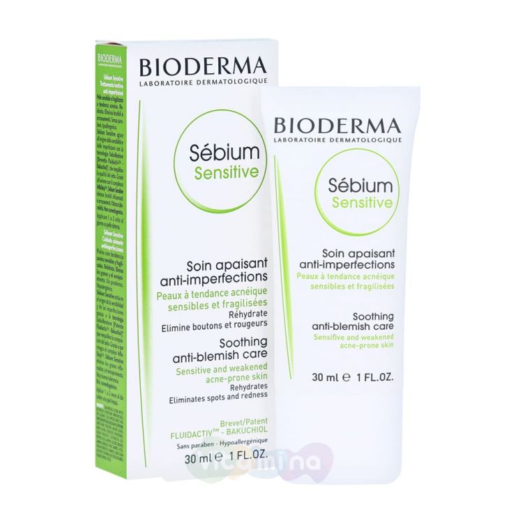 Bioderma Sebium Сенситив Крем успокаивающий Биодерма Себиум, 30 мл