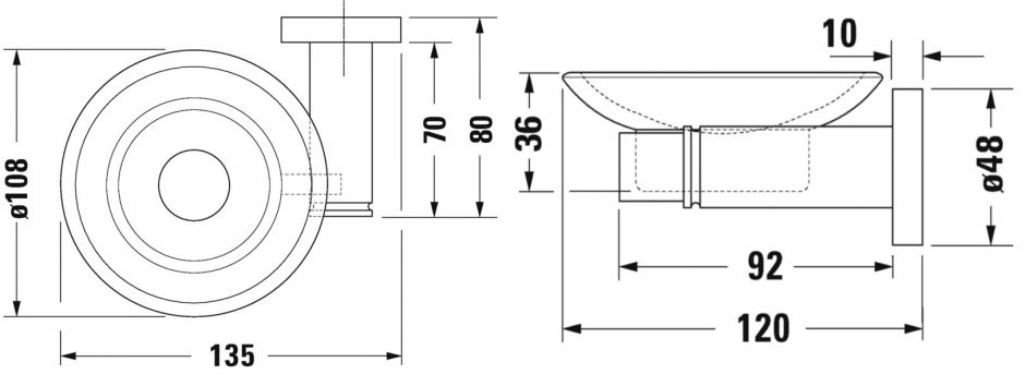 Duravit D-Code 9917 Мыльница ФОТО