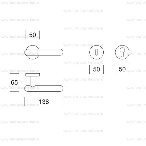 Ручка Salice Paolo Drop 6220