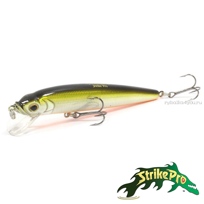 Воблер Strike Pro Alpha Minnow EG-034F 95 мм / 9 гр / Заглубление: 0,6 - 1,6 м / цвет: 612T