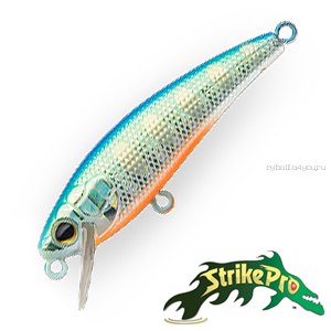 Воблер Strike Pro Chip Minnow 45S JS-406 45 мм / 2,5 гр / Заглубление: 0 - 0,5 м / цвет: A150-713