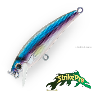 Воблер Strike Pro Chip Minnow 45S JS-406 45 мм / 2,5 гр / Заглубление: 0 - 0,5 м / цвет: A210-SBO-RP