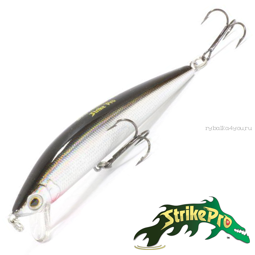 Воблер Strike Pro Euro Minnow JL-108L 90 мм / 11,2 гр / Заглубление: 0,6 - 1,2 м / цвет: A010-EP