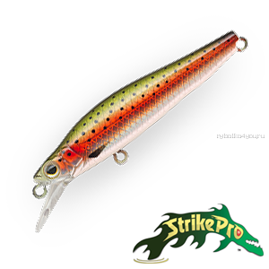 Воблер Strike Pro IB Minnow JET JS-275 75 мм / 9 гр / Заглубление: 0 - 2,5 м / цвет: 71RP